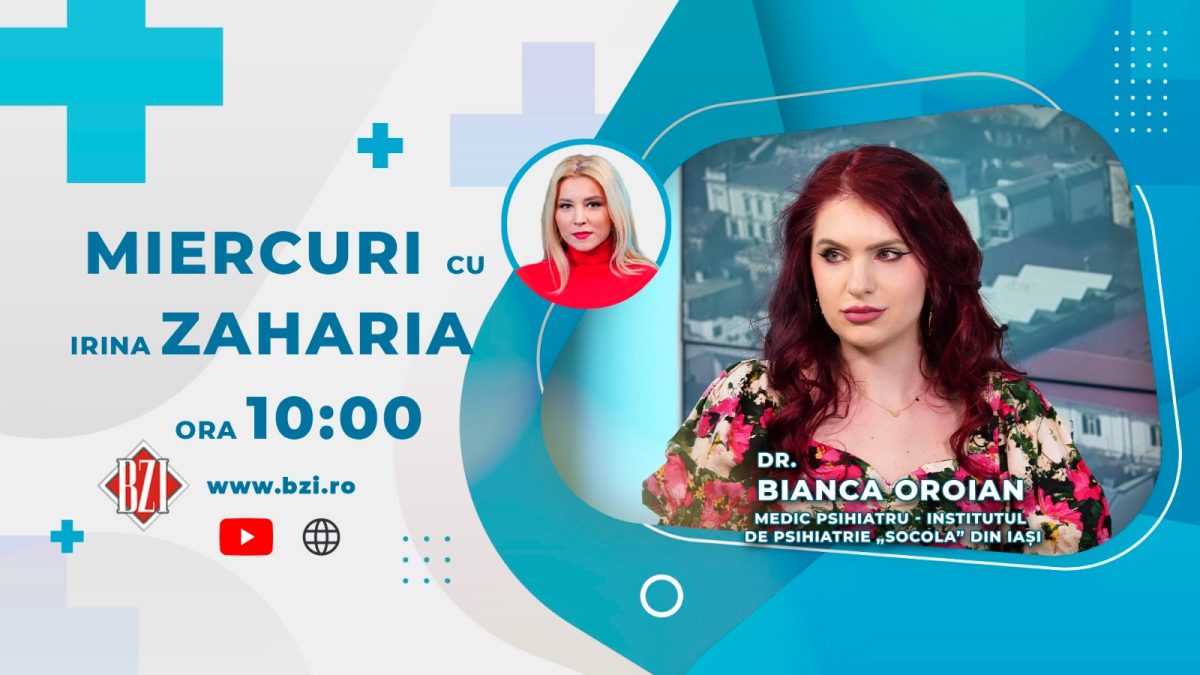 Dr. Bianca Oroian, medic primar psihiatru, Institutul de Psihiatrie Socola Iaşi, vorbește în emisiunea BZI LIVE despre traumele despărțirilor sau a divorțurilor