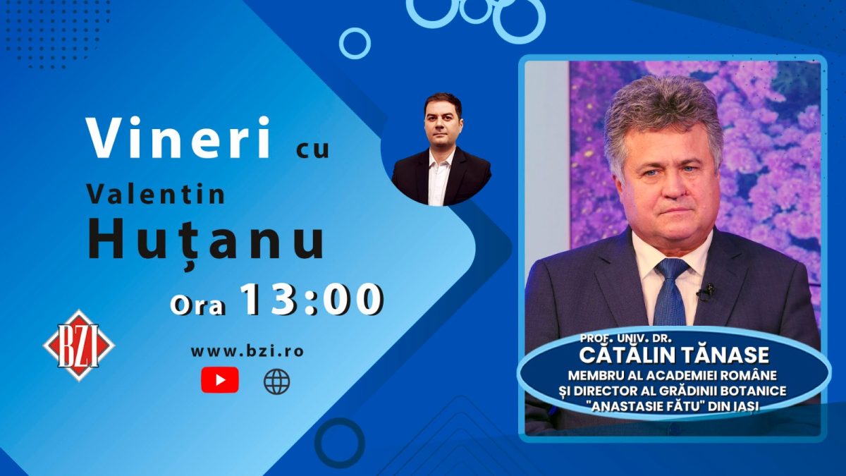 Ediţie BZI LIVE despre cel mai aşteptat eveniment al toamnei la Iaşi, alături de prof. univ dr. Cătălin Tănase, director al Grădinii Botanice „Anastasie Fătu” Iaşi
