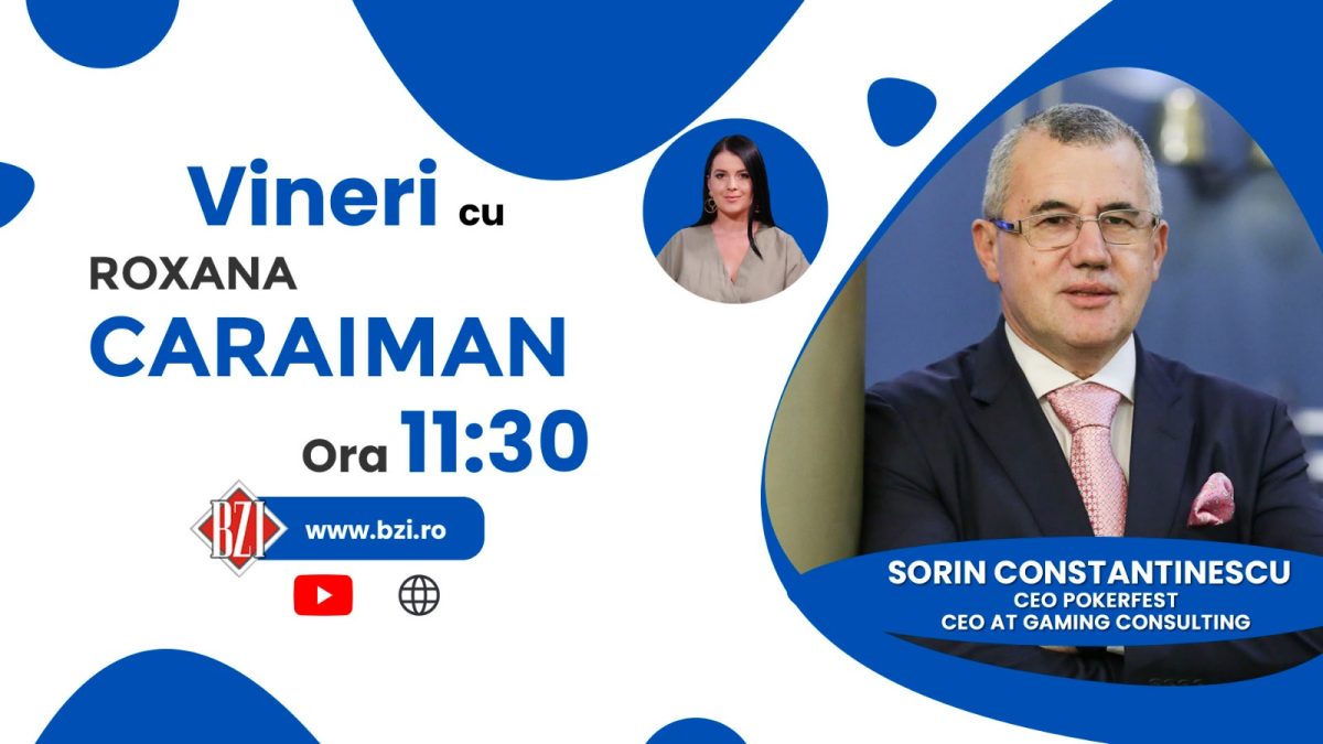 Cazinouri, jocuri de noroc și afaceri. Despre toate acestea vorbește Sorin Constantinescu la BZI LIVE