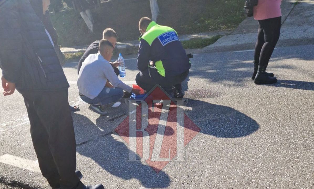 Accident rutier în comuna Gorban. Un pieton a fost lovit de o maşină – EXCLUSIV, UPDATE, FOTO