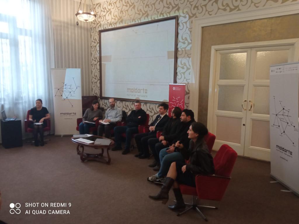 La Teatrul Național „Mihai Eminescu” din Chișinău a avut loc conferința de încheiere a proiectului MoldArte