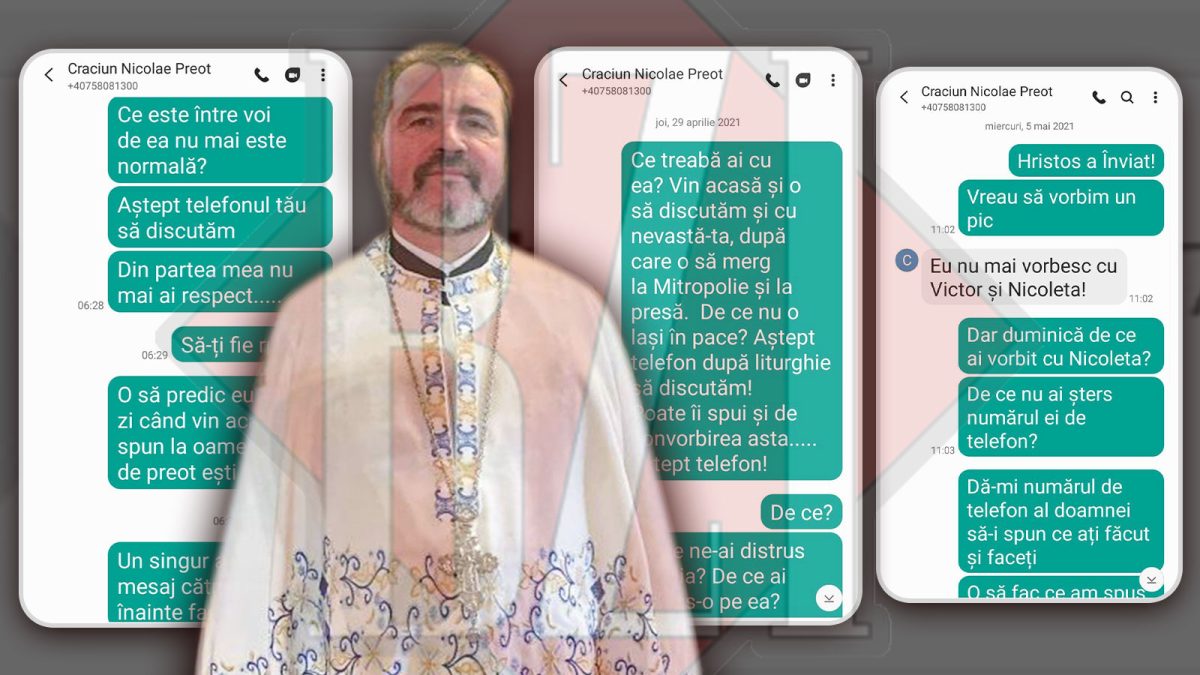 Fostul protopop de Hârlău, acuzat că a distrus familia unui ieșean! „Îi trimitea floricele, inimioare și pupici pe telefon!” – GALERIE FOTO
