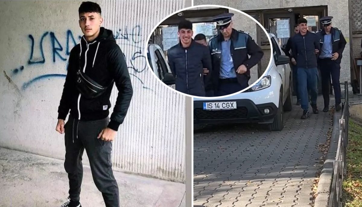 Golanul de la Colegiul Asachi, aşteptat de prieteni la judecătorie ca un rege! A sfidat până şi magistraţii cu zâmbetul vagabonțesc – VIDEO