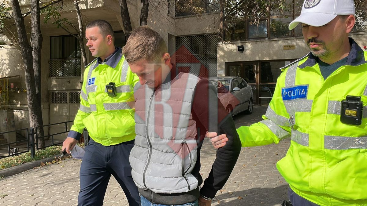 Teribilistul care a gonit cu un BMW cu poliţia pe urme la Iaşi a fost arestat! A ieşit cu capul în jos din Judecătorie şi cu cătuşe la mâini – EXCLUSIV, FOTO, VIDEO