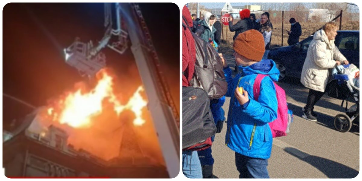 Un adăpost din Germania pentru refugiații din Ucraina a fost incendiat: o svastică a fost desenată inițial pe clădire