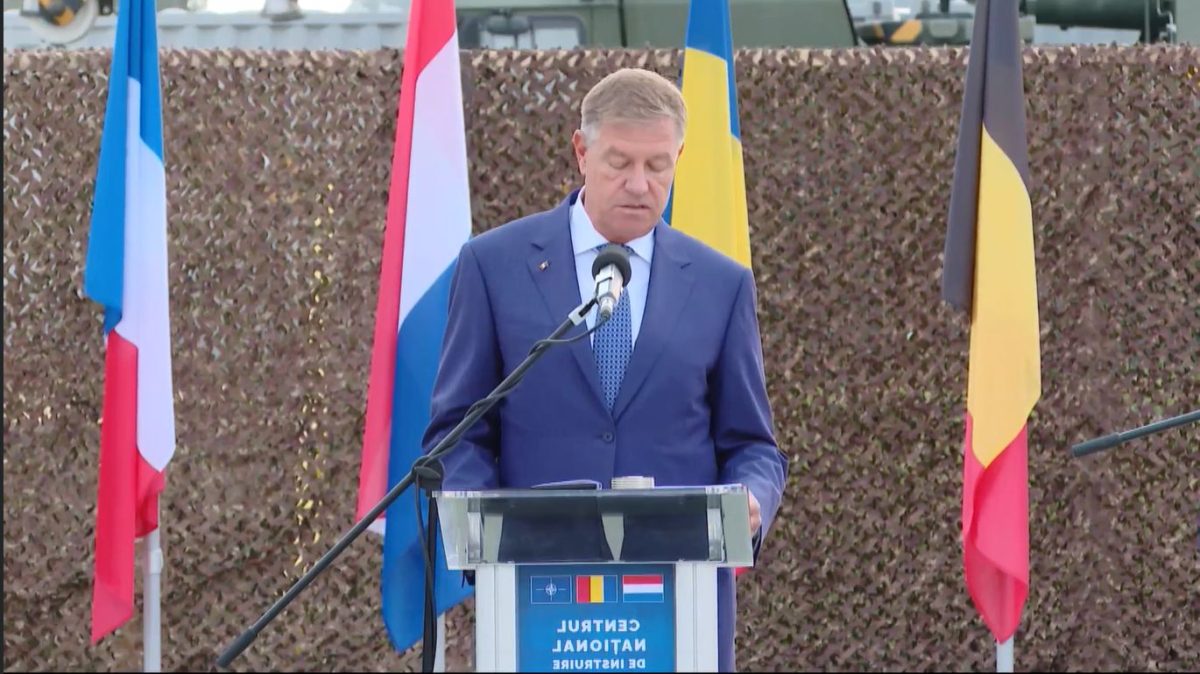 Declarații comune Iohannis-Ciucă-Rutte, de la Baza Militară de la Cincu, Brașov – LIVE VIDEO
