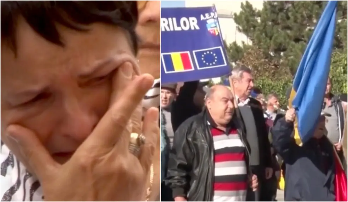 Pensionarii, cu lacrimi în ochi, au protestat împotriva scumpirilor. Trăiesc de pe o zi pe alta cu banii de la stat