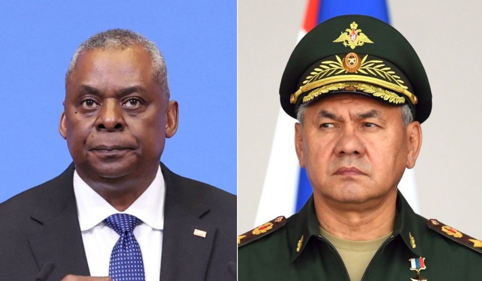 Conversația care poate schimba soarta războiului din Ucraina. Discuție între Lloyd Austin și Serghei Șoigu, miniștrii Apărării din SUA și Rusia