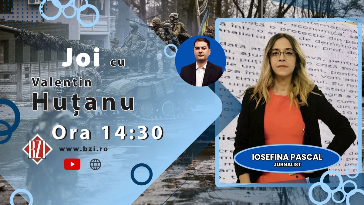 Jurnalistul Iosefina Pascal vorbește despre subiectele momentului la o nouă ediție BZI LIVE