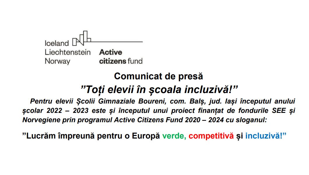 ”Toți elevii în școala incluzivă!”