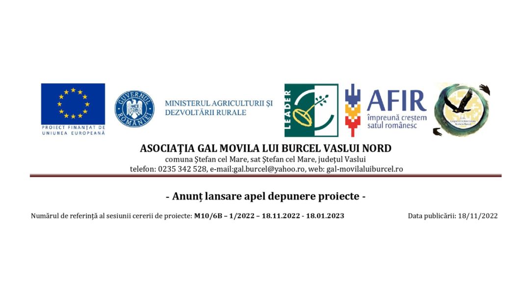 Asociaţia Gal Movila Lui Burcel VasluiI Nord