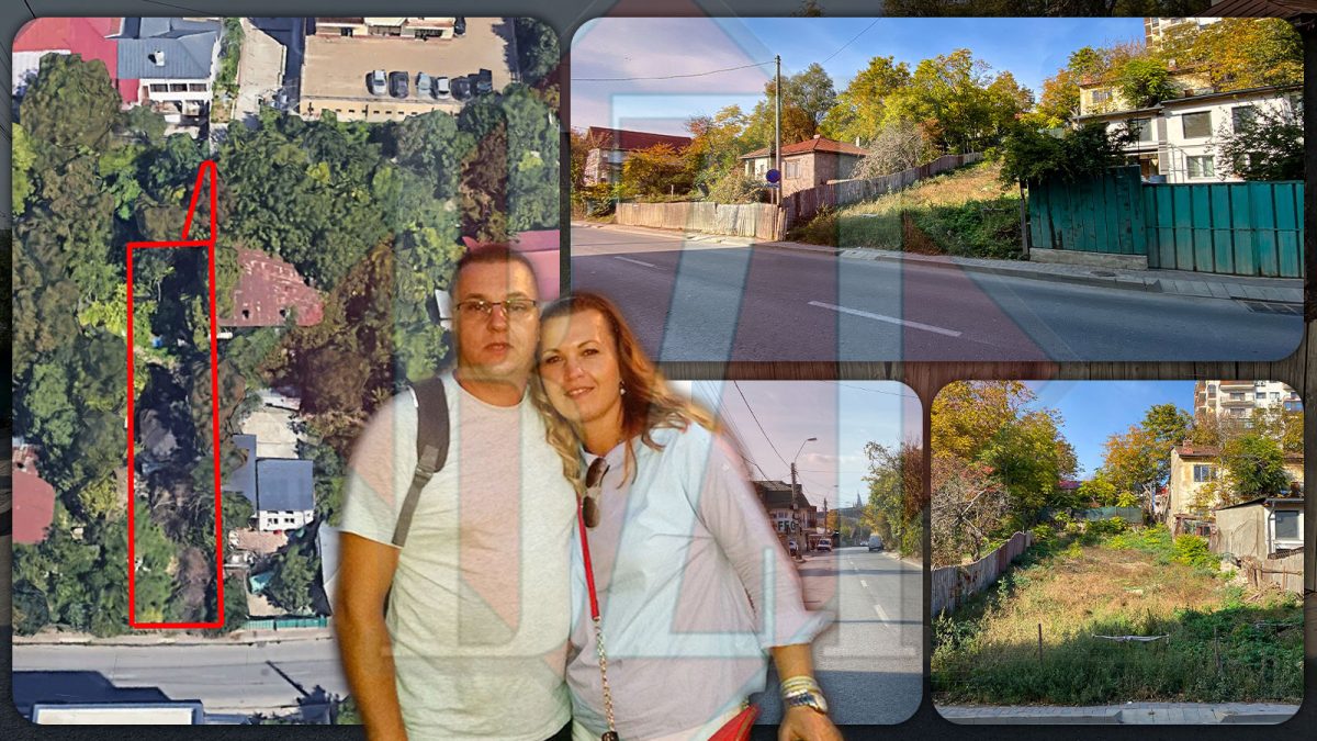 Soții Hulub, care dețin „Tudor Palace” și „Ina Shop”, vor un bloc pe 394 mp în zona Smârdan! Terenul este lipit de proprietatea scoasă la vânzare pentru afaceristul Fadi Ramadan – FOTO