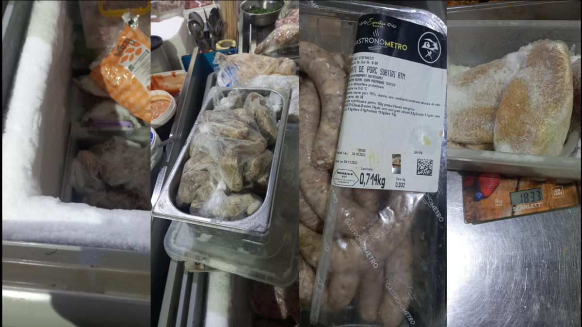 Restaurantul „Theos Greek Taverna” din centrul Iașului a fost închis de inspectorii de la Protecția Consumatorilor! Alimentele erau ținute în recipiente neigienizate – FOTO, VIDEO