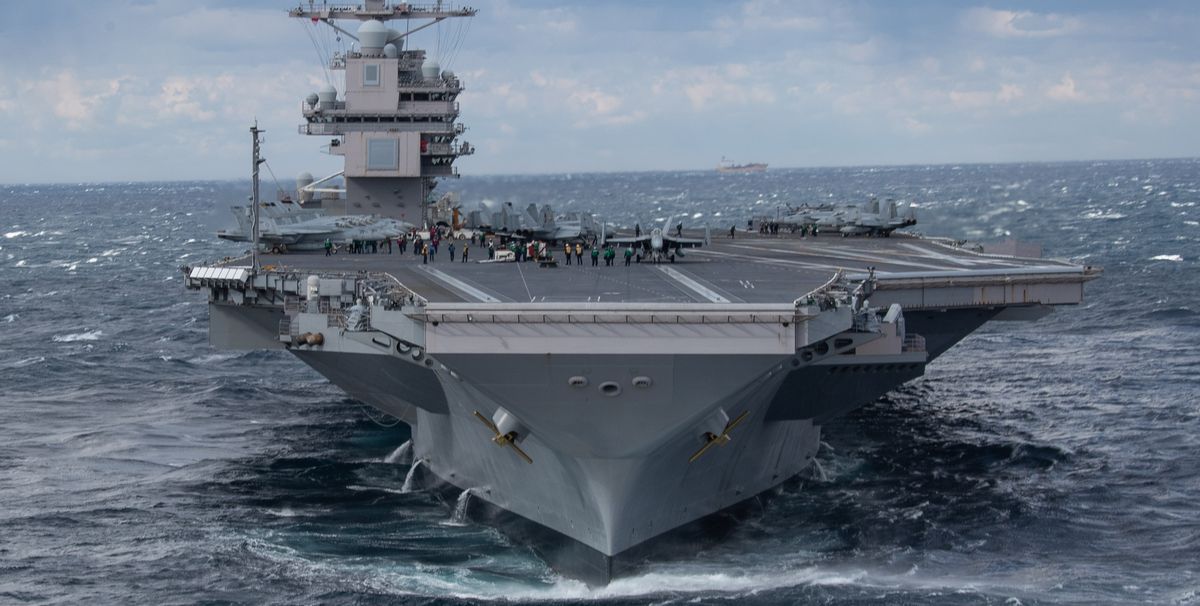 Cel mai mare portavion trimis de americani în Europa. Data de sosire a USS Gerald R. Ford este secretă – VIDEO