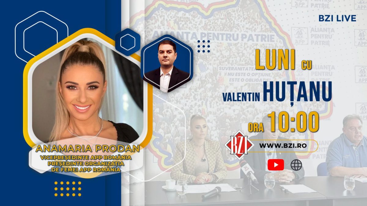 TOP BZI LIVE! Celebra Anamaria Prodan, într-o emisiune de senzație și de impact pentru întreaga Românie