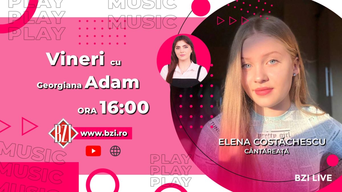 Muzică la superlativ! Elena Costăchescu, cântăreață, povestește pentru BZI LIVE despre prima melodie lansată