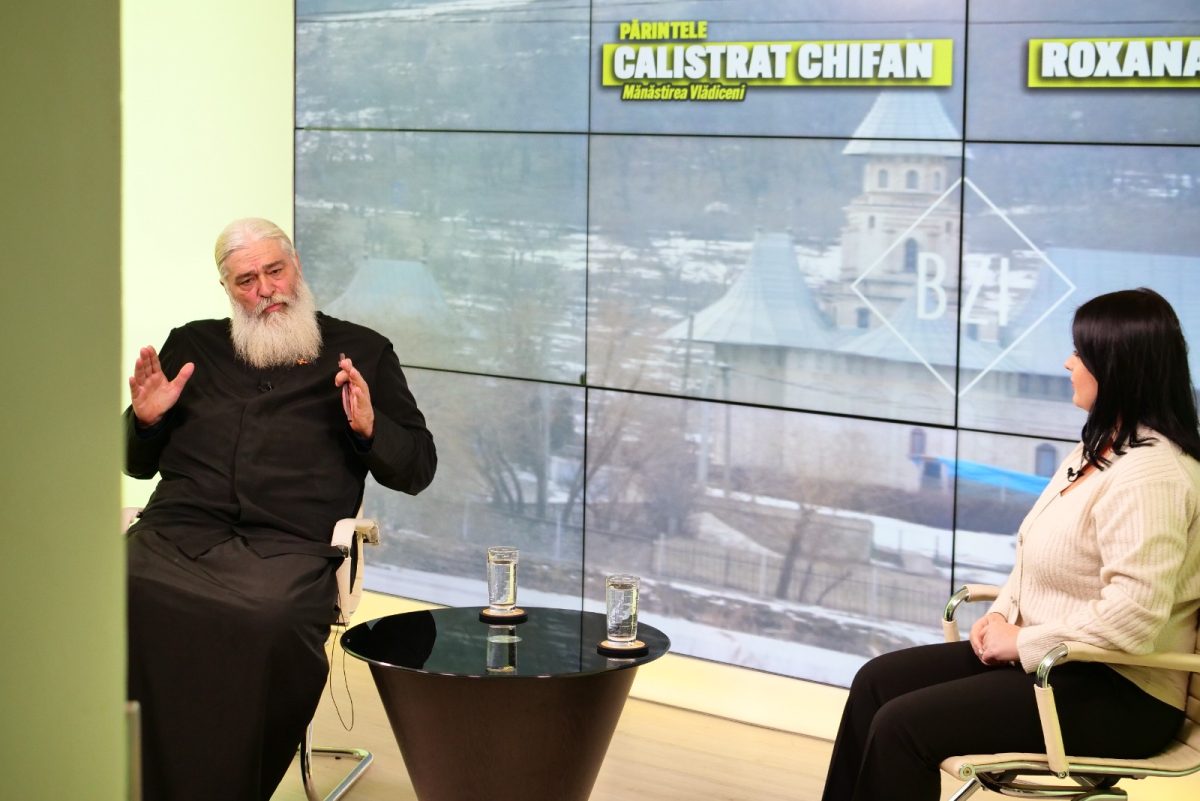 Părintele Calistrat Chifan de la Mănăstirea Vlădiceni, județul Iași, prima reacție la BZI LIVE după ce a fost acuzat că a lovit o femeie în curtea mănăstirii – EXCLUSIV, VIDEO