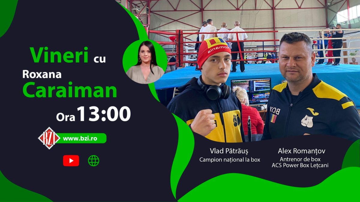 Interviu BZI LIVE cu antrenorul de box Radu Alex Romanțov și campionul național Vlad Pătrăuș