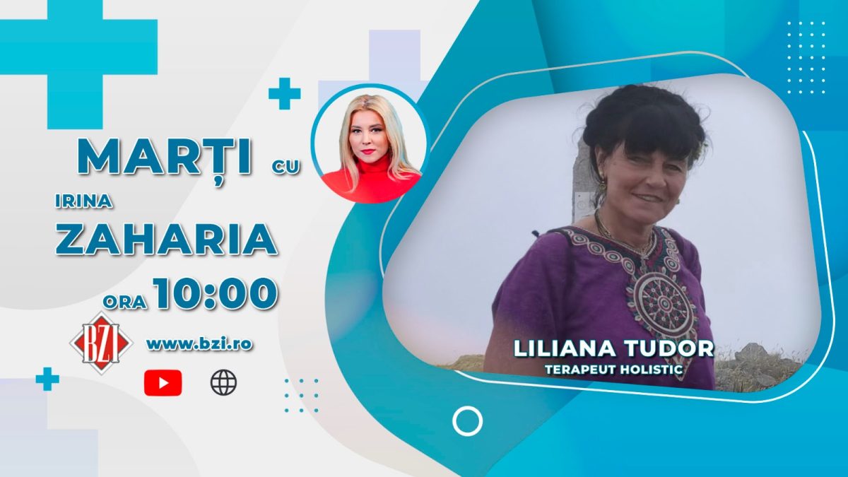 Liliana Tudor, terapeut holistic discută în emisiunea BZI LIVE despre metodele holistice cu care ne putem trata diverse afecțiuni