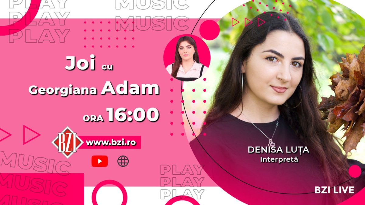 Despre muzică și viața de artist! Denisa Luța, interpretă, povestește pentru BZI LIVE cât de greu este să te faci cunoscut în domeniul muzical