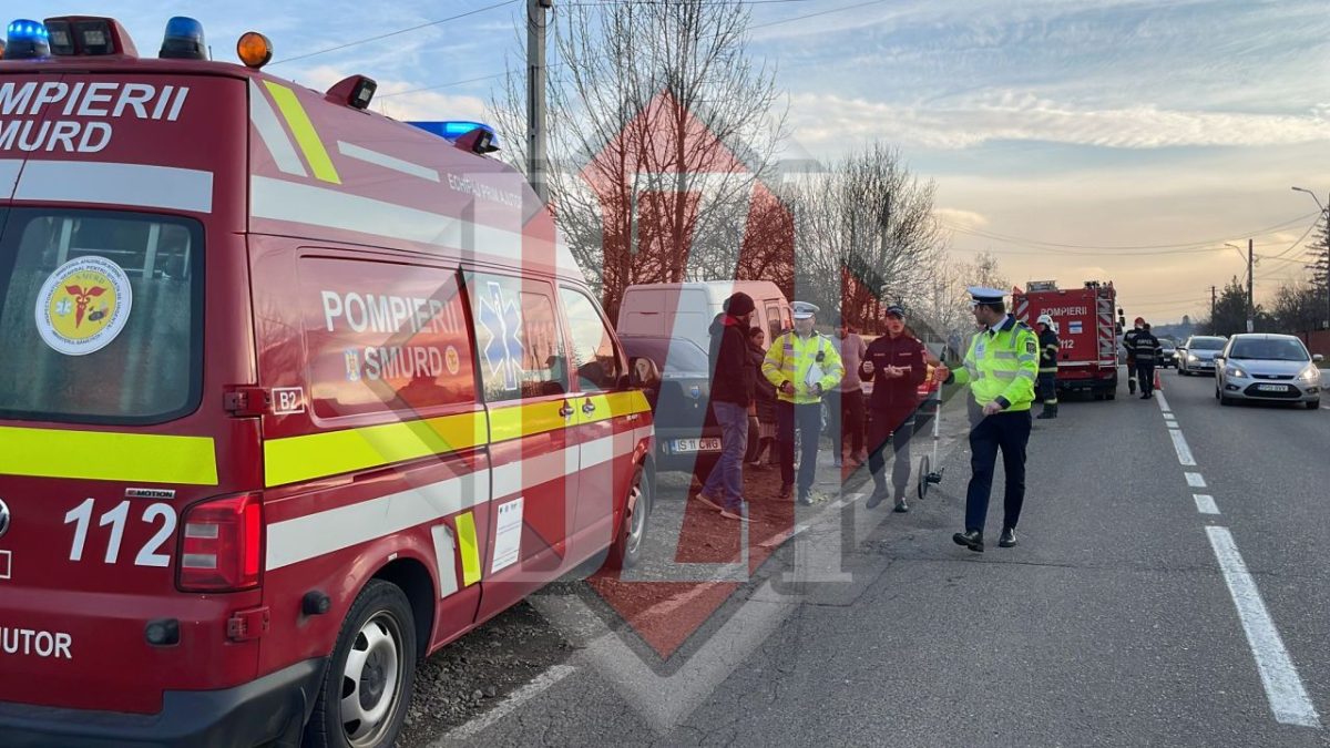 Accident rutier cu victimă, în comuna Ciurea, Iași (EXCLUSIV, FOTO, VIDEO)