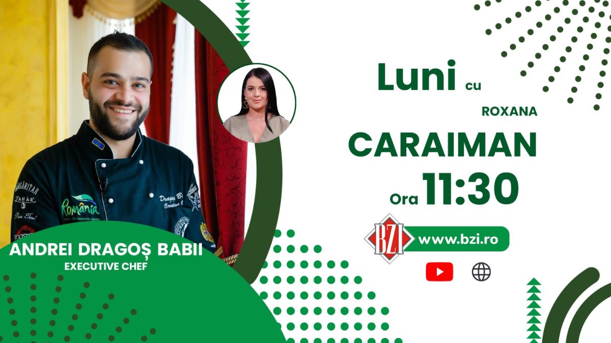 Arta culinară și reușita în domeniul gastronomiei. Andrei Dragoș Babii, executive chef, vorbește la BZI LIVE despre culisele meseriei de bucătar