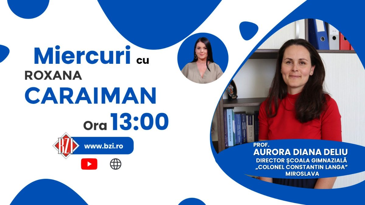 Cum arată școala viitorului? Despre educația adaptată nevoilor generației actuale discută la BZI LIVE prof. Aurora Diana Deliu