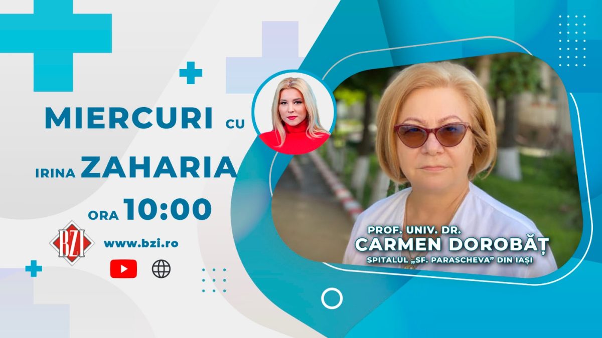 Prof. dr. Carmen Dorobăț, medic infecționist, Spitalul de Boli Infecțioase „Sfânta Parascheva” Iași, discută în emisiunea BZI LIVE despre complicațiile varicelelor