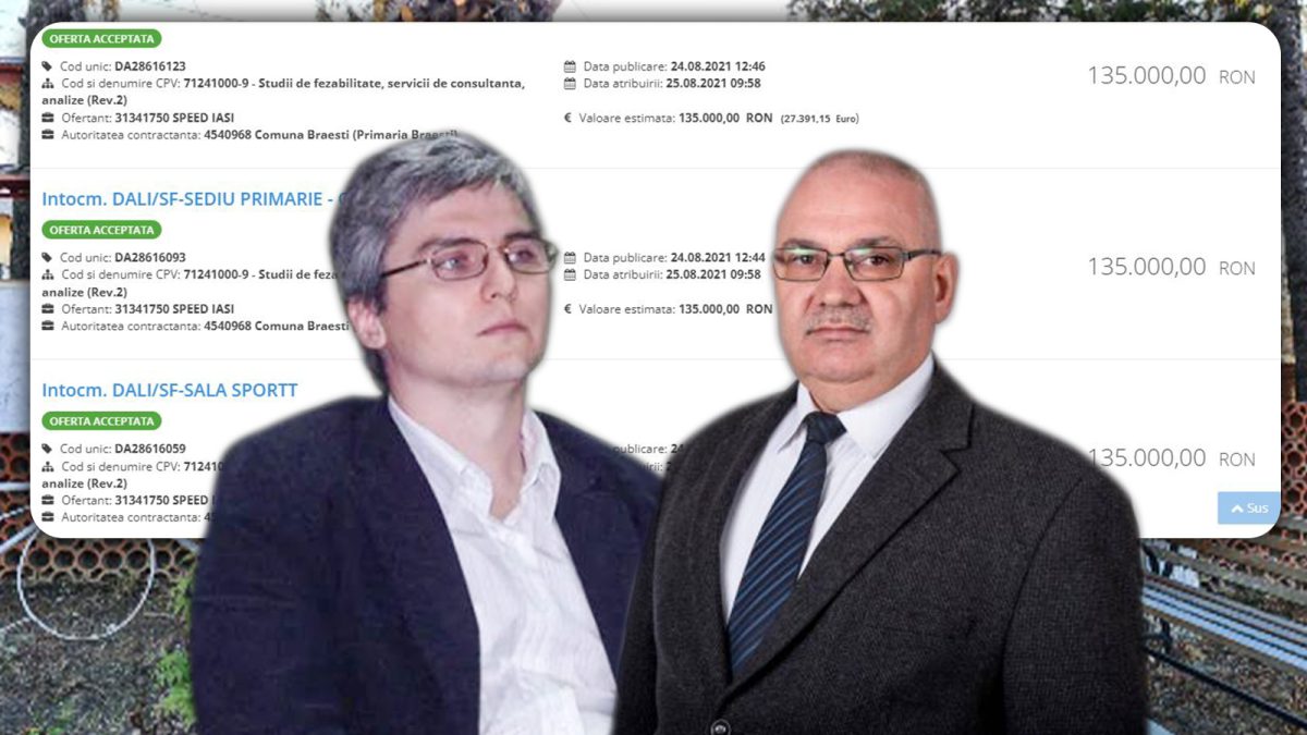 În comuna Brăești, edilul a renunțat la colaborarea cu afaceristul Cristian Dorneanu