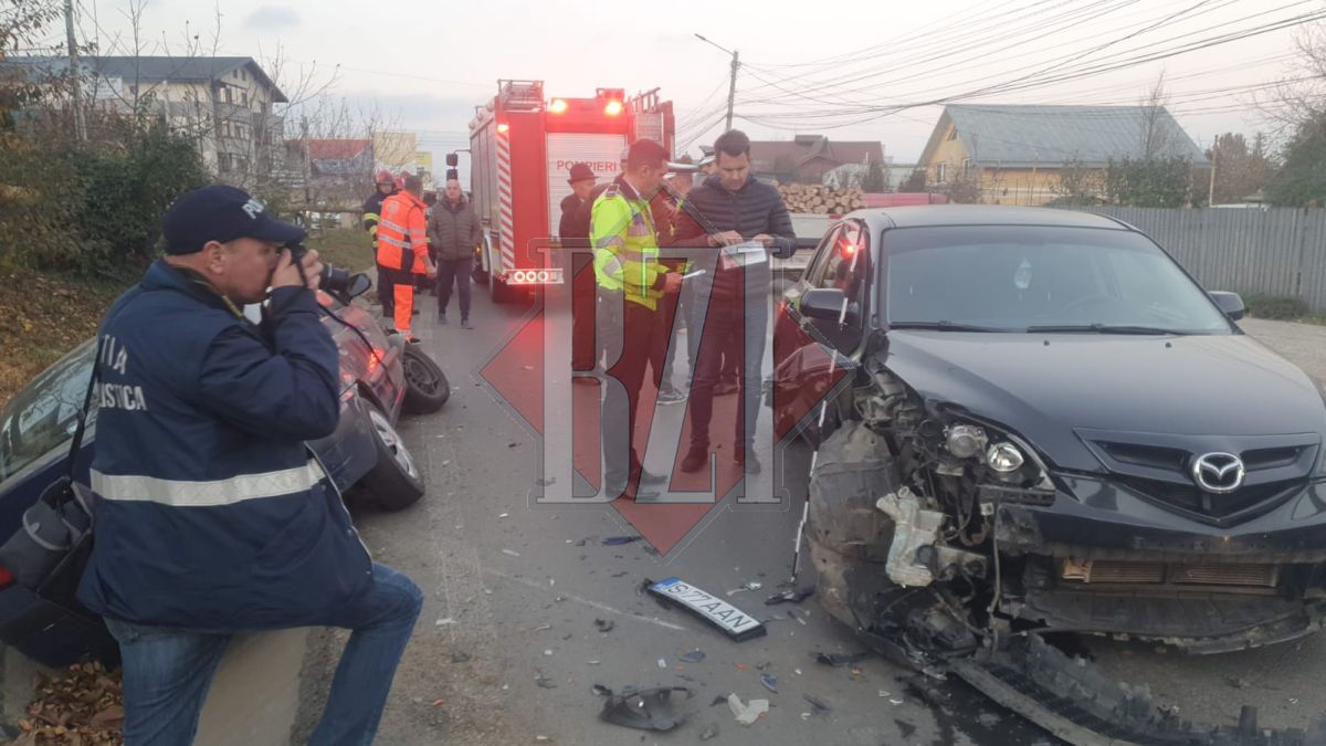 Două autoturisme s-au izbit violent în capăt CUG. Pompierii intrevin cu un echipaj de descarcerare. Sunt mai multe victime – EXCLUSIV, UPDATE, FOTO