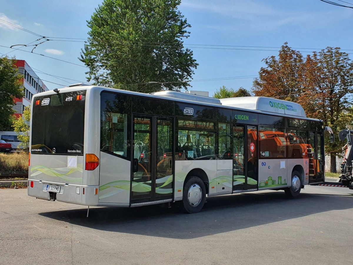 O premieră absolută: autobuzul pe gaz comprimat