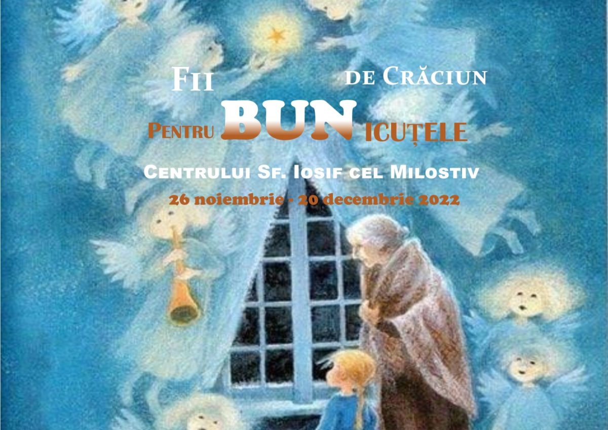 Campanie caritabilă „Fii bun de Crăciun”, inițiată de Centrul de Zi de Asistență și Recuperare pentru Persoanele Vârstnice „Sfântul Ierarh Iosif cel Milostiv” din Iași