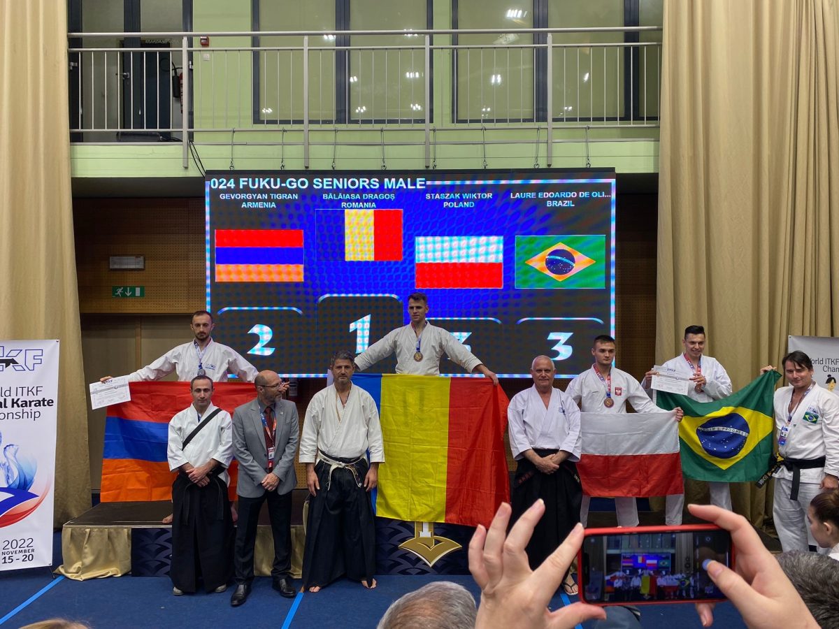 România a ocupat locul 3 la campionatul mondial de Karate Tradiţional – FOTO