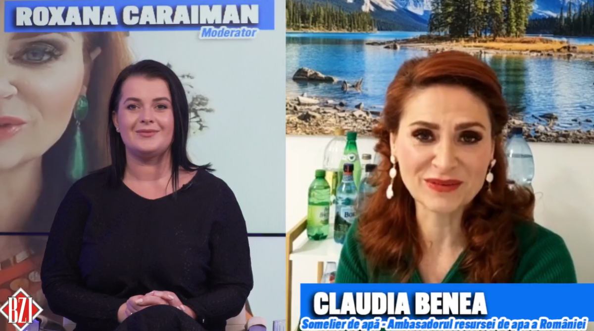 Claudia Benea, despre proprietățile apei minerale naturale. Iată care sunt recomandările Ambasadorului Resursei de Apă din România – VIDEO