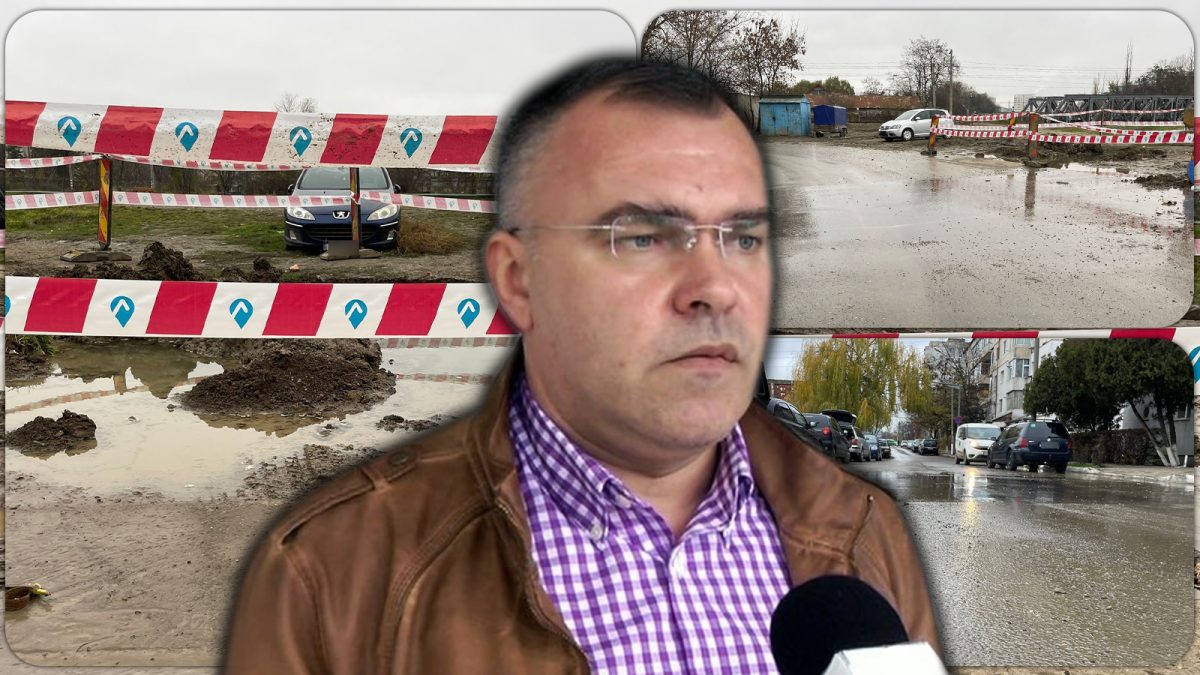 Locuitorii din zonă sunt disperați! De patru zile curge apă pe strada Milcov