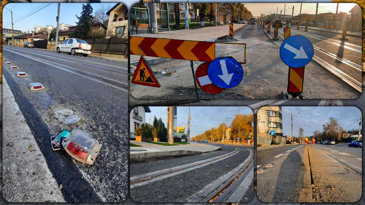 Când va fi gata segmentul de drum Iași – Dancu? Linia de tramvai va fi în curând accesibilă pentru transportul în comun – GALERIE FOTO