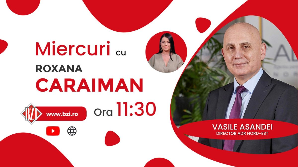 Regiunea de Nord-Est mai bogată cu aproape 2 miliarde de euro! Despre dezvoltarea din următorii ani discută Vasile Asandei la BZI LIVE