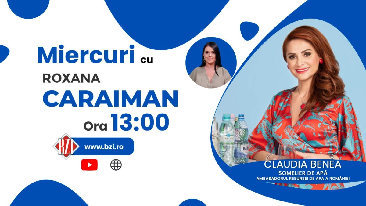 Consumul responsabil de apă ajută la creșterea imunității! Claudia Benea, Ambasadorul Resursei de Apă din România, despre prevenirea bolilor în direct la BZI LIVE