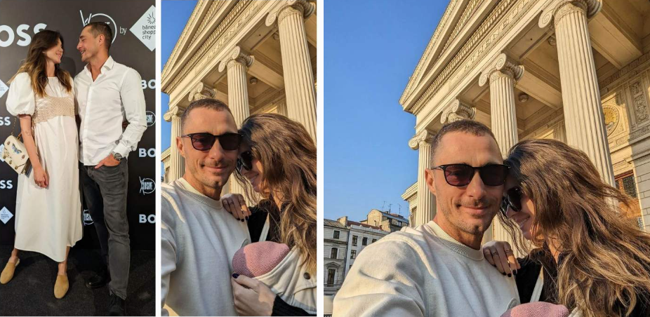 Vladimir Drăghia, imagine emoționantă alături de soție și fetița lor cea mică, chiar din locul unde au avut prima întalnire: „Aici s-a întâmplat”