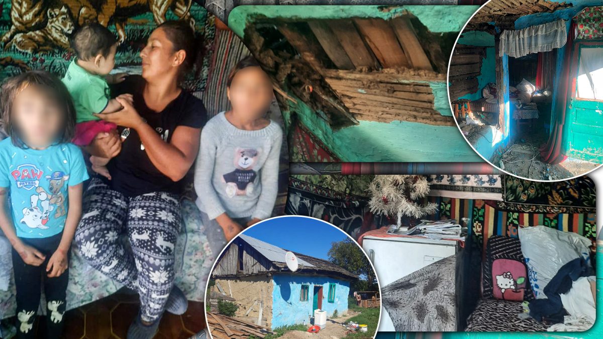 Cei patru copii ai familiei Fasolă trăiesc în condiții greu de imaginat: „E grav și trist că mai avem astfel de cazuri în secolul XXI!”