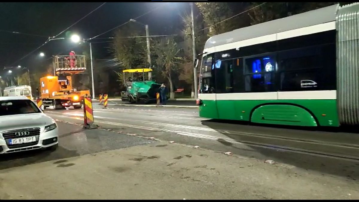 Se efectuează probe pe linia de tramvai Iași – Dancu. Cinci tramvaie, achiziționațe special pentru această linie – VIDEO