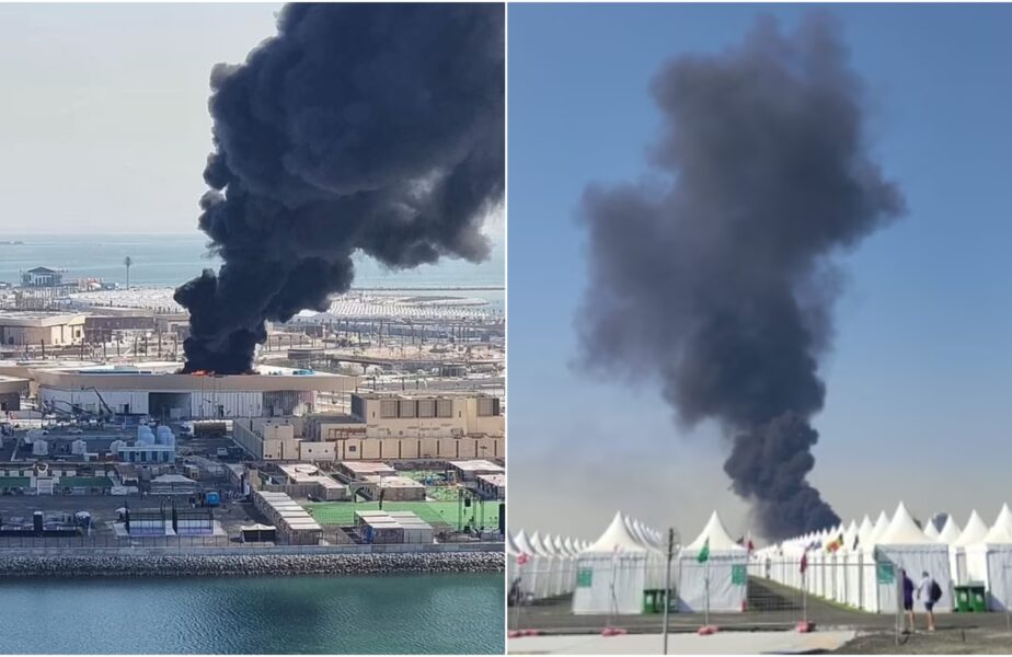 Campionatul Mondial din Qatar: Incendiu puternic lângă stadionul Lusail