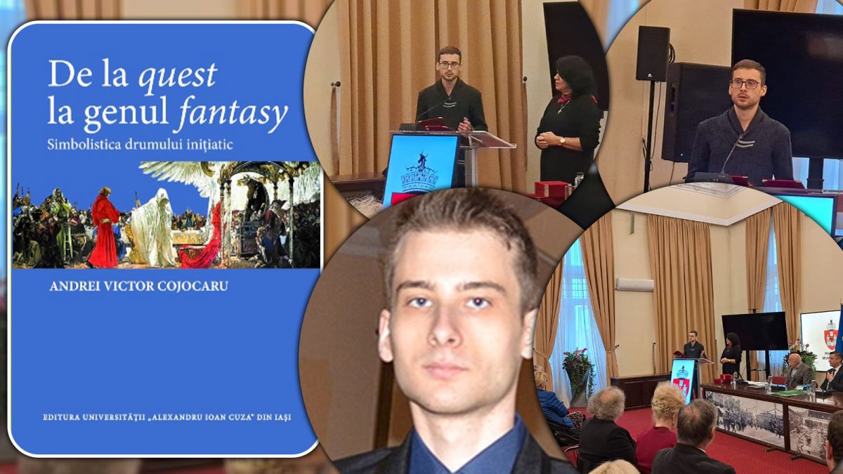 Premiul pentru cartea de debut, acordat tânărului Andrei Victor Cojocaru, la Iași! „Sunt bucuros să văd că literatura este încă vie!”