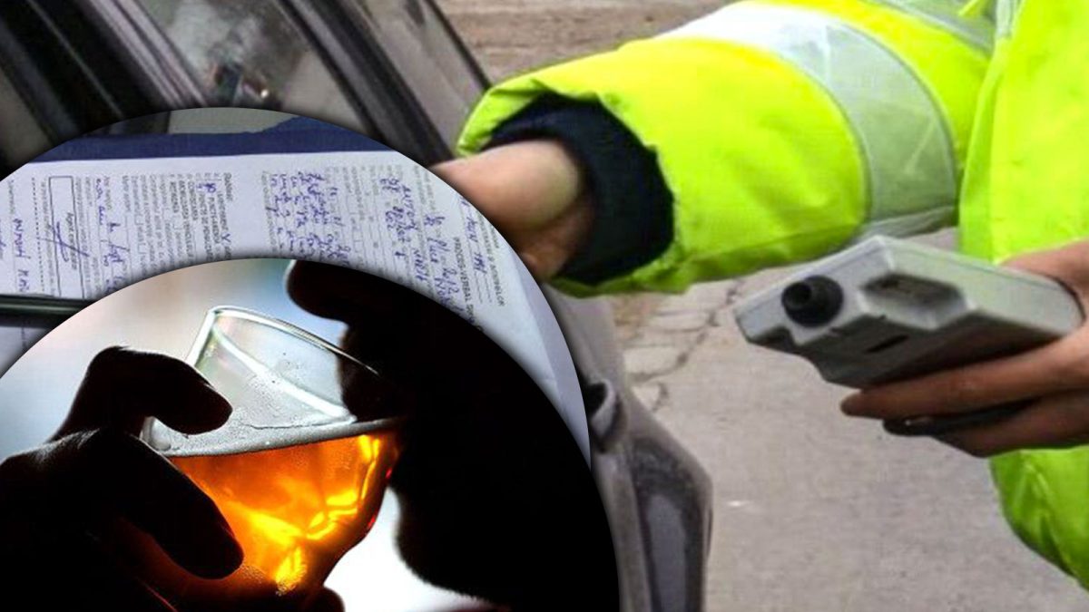 Beat la volan, după o vizită la bunici! Șoferul consumase doi litri de bere
