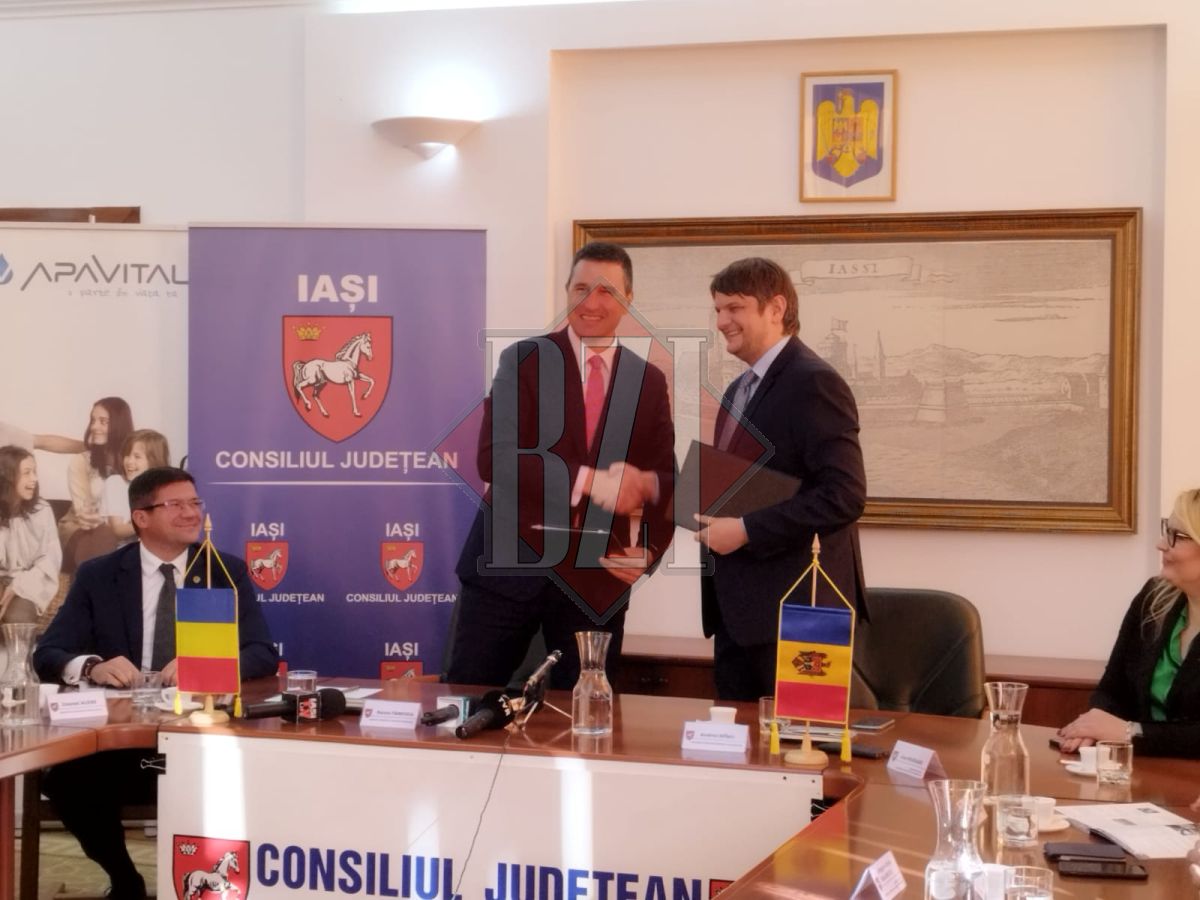 Acordul privind construirea de apeducte pe râul Prut a fost semnat la Iași de miniștrii Mediului Tanczos Barna și al Infrastructurii din Republica Moldova – FOTO