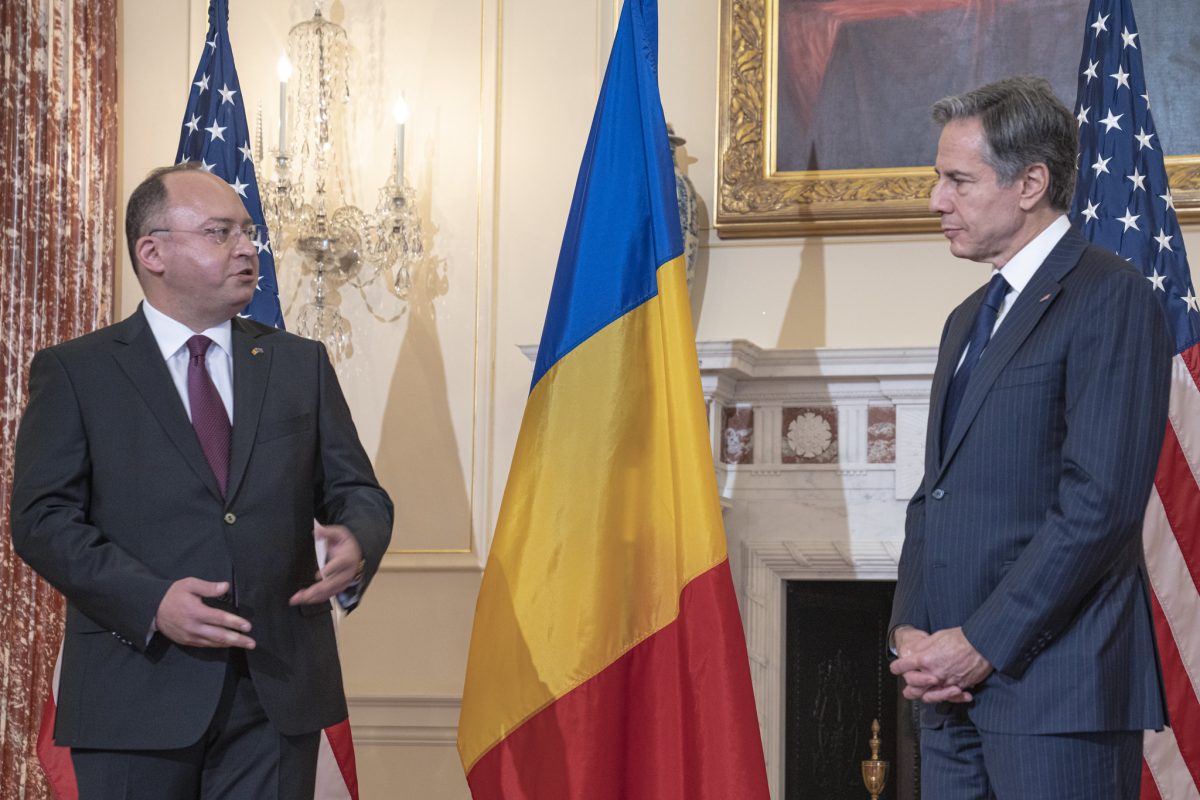 Antony Blinken i-a transmis o scrisoare ministrului de Externe, Bogdan Aurescu. Ce a evocat şeful diplomaţiei SUA