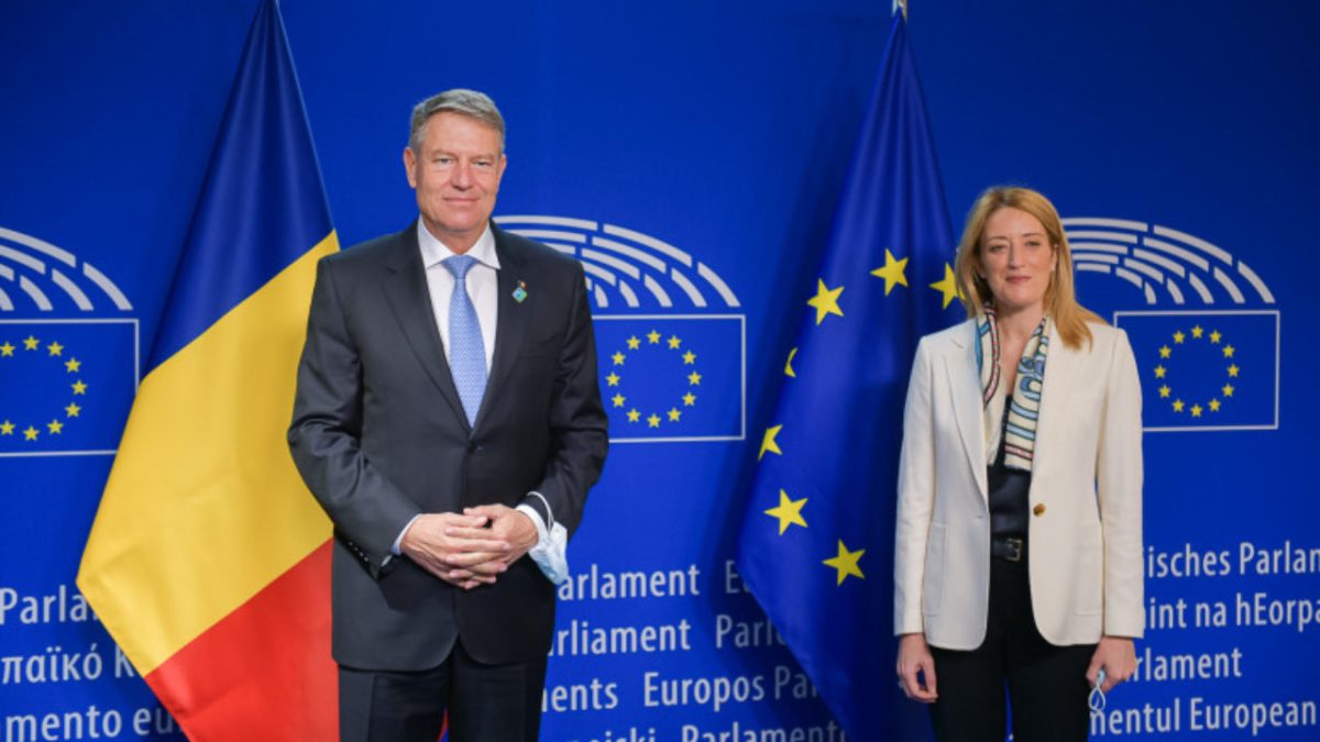 Roberta Metsola a fost primită de preşedintele Klaus Iohannis la Palatul Cotroceni – VIDEO