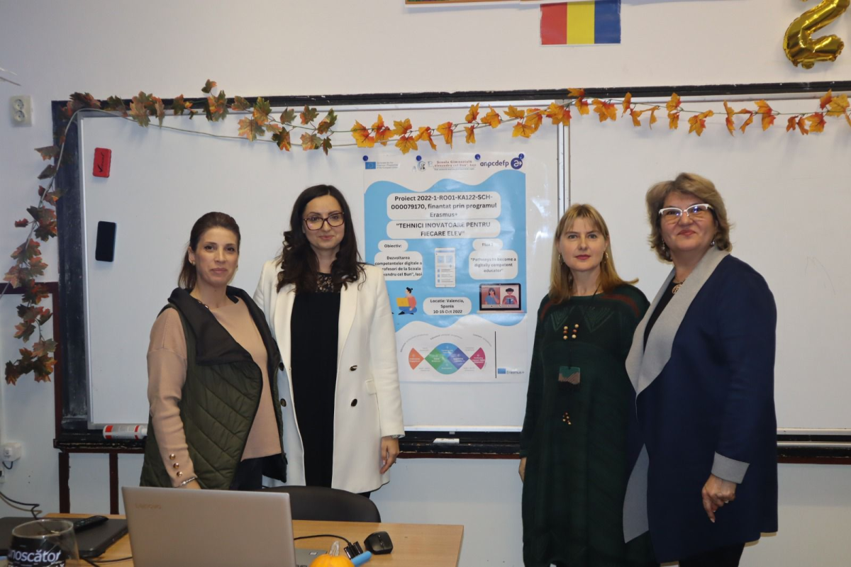 Școala Gimnazială „Alexandru cel Bun” din Iași a găzduit un workshop din cadrul programului Erasmus+