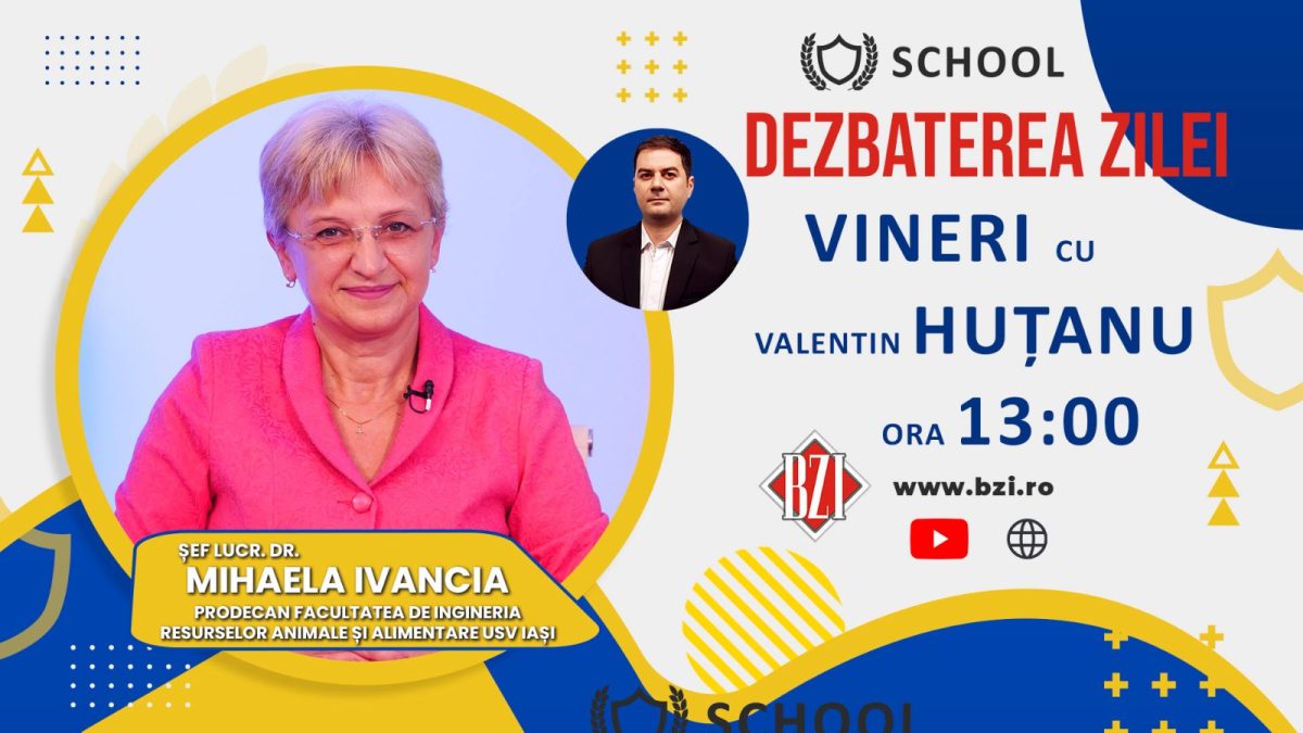 Despre violența asupra femeii ca fenomen social la „Dezbaterea Zilei” BZI LIVE, alături de şef lucrări dr. Mihaela Ivancia, USVIași