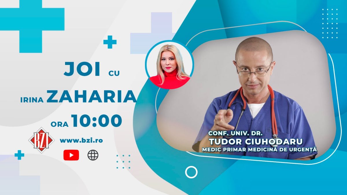 Dr. Tudor Ciuhodaru, medic primar de medicină de urgență, Spitalul de Neurochirurgie „N. Oblu” Iași, discută în emisiunea BZI LIVE despre accidentele casnice din perioada sărbătorilor